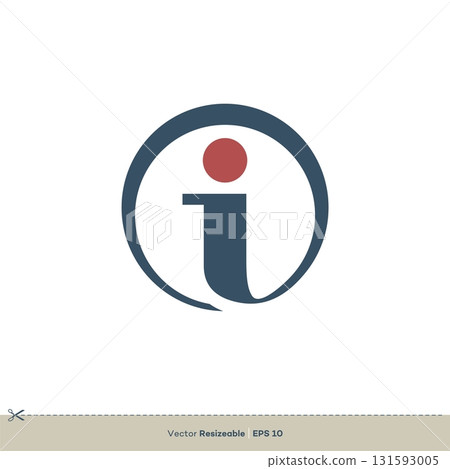 i Letter vector Logo Template illustration design 131593005