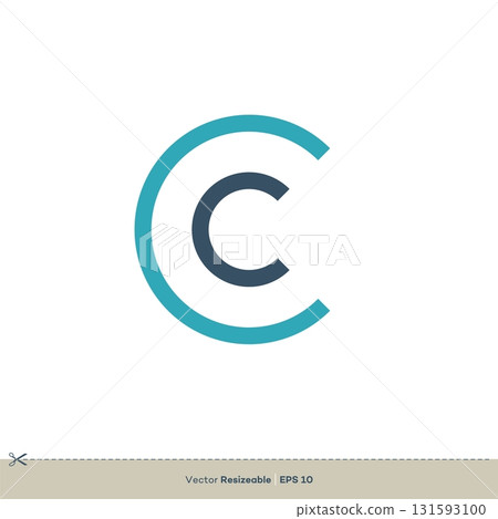 C Letter Vector Icon Logo Template Flat Design C Letter Vector Icon Logo Template Flat Design 131593100