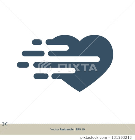 Fast Lines Heart vector Logo Template Illustration Design Fast Lines Heart vector Logo Template Illustration Design 131593213