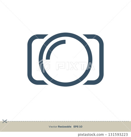 Camera Lines vector Logo Template Illustration Design 131593223