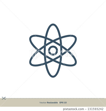 Chemistry Atom Vector Icon Logo Template Illustration Design 131593242