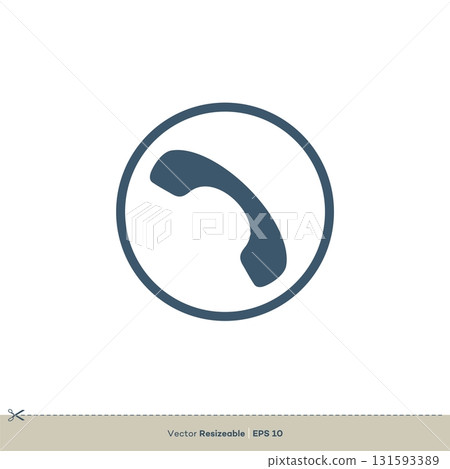 Phone Icon Vector Logo Template Illustration Design 131593389