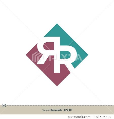 R R Letter Logo Template Illustration Design 131593409