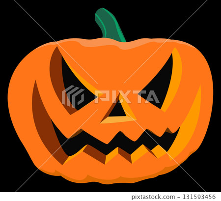 Halloween Pumpkin Face 131593456