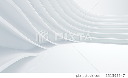 Curved, flowing lines form a captivating abstract design in a purely white setting, emphasizing simplicity and elegance. Curved, flowing lines form a captivating abstract design in a purely white setting, emphasizing simplicity and elegance. 131593647