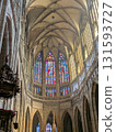 Stained Glass and Gothic Ceiling of St. Vitus Cathedral | Prague Castle, Czech Republic World Heritage Site 131593727