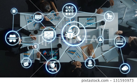 Virus and Malware Protection for Cybersecurity Funnel 131593973