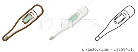 Electronic clinical thermometer 131594113