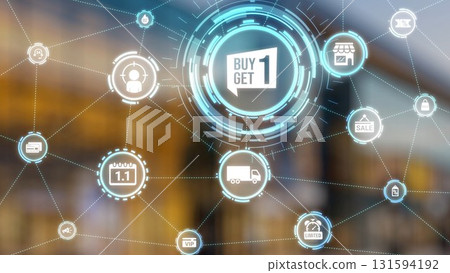 Sale and promotion icons for marketing and e-commerce business Gist 131594192
