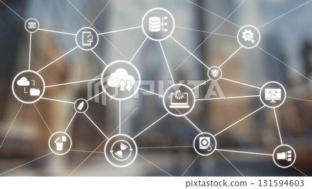 Data backup cloud system network connection concept Gist Data backup cloud system network connection concept Gist 131594603