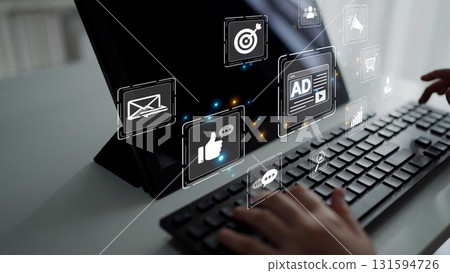 Online Ads Strategy and Digital Content Marketing for Business Growth Muxer 131594726