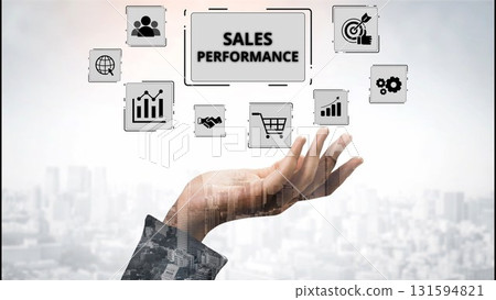 Sales Performance Dashboard with Sales Metrics, Targets, and Conversion Muxer Sales Performance Dashboard with Sales Metrics, Targets, and Conversion Muxer 131594821