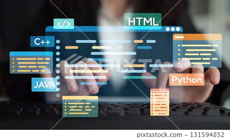 Programmer Coding with Digital Interface and Language Overlays Muxer 131594852