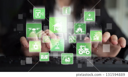 Smart Agriculture Technology for Modern Farming Funnel Smart Agriculture Technology for Modern Farming Funnel 131594889