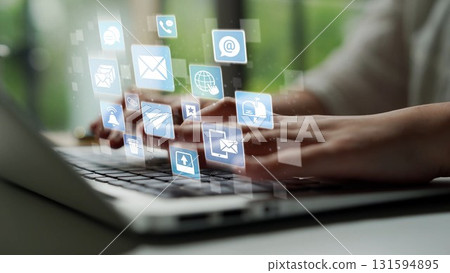 Email communication and digital messaging system Funnel 131594895