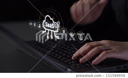 SaaS Software as a Service Platform Cloud System Muxer SaaS Software as a Service Platform Cloud System Muxer 131594939