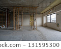 Skeleton dismantling work before renovation 131595300