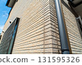 Outside wall of siding 131595326