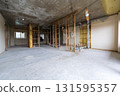 Skeleton dismantling work before renovation 131595357