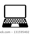 Simple laptop icon illustration material 131595402