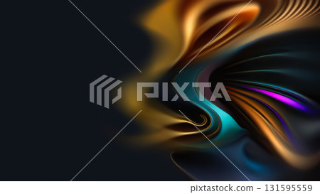 Flowing shapes in vibrant colors form a captivating abstract background with smooth curves and energy. Flowing shapes in vibrant colors form a captivating abstract background with smooth curves and energy. 131595559