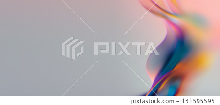 This abstract design features smooth, flowing colors that blend beautifully. 131595595