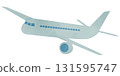 Airplane illustration watercolor style 131595747