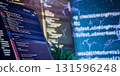 Machine learning code and neural network concept 131596248