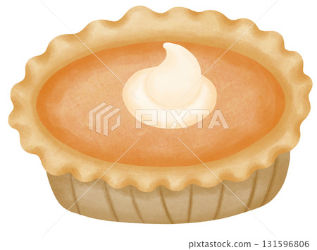 Thanksgiving autumn harvest in watercolor style of seasonal food for holiday celebration 131596806