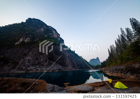 Mountain Reflections at Sunrise 131597425