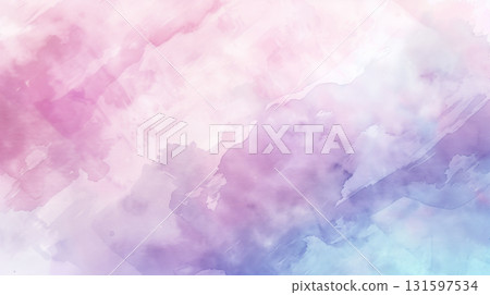 Pink watercolor background 131597534