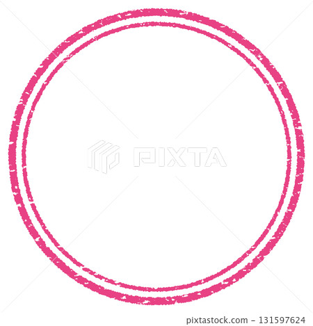 Pink circle stamp - Stock Illustration [131597624] - PIXTA