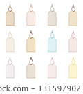 Gift Tags with Strings, 12 Colors (Natural, Pastel, Elegant) 131597902
