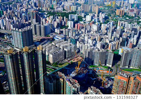 香港島鳥瞰圖 香港島鳥瞰圖 131598327