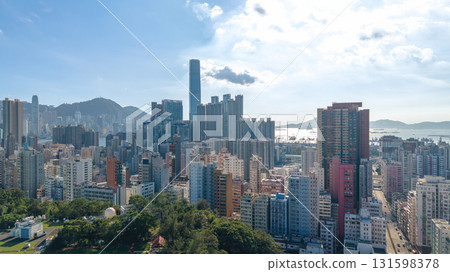 Oct 1 2025 Bustling Urban Life Along Waterloo Road, Hong Kong 131598378