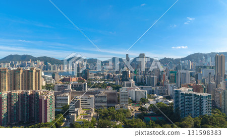 Oct 1 2025 Iconic Cityscape of Tsim Sha Tsui, Hong Kongs 131598383