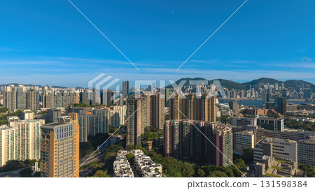 Oct 1 2025 Vibrant Street Life in Yau Tsim Mong District 131598384