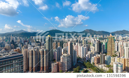 Oct 1 2025 Peaceful Residential Scene in Ho Man Tin, Kowloon 131598396