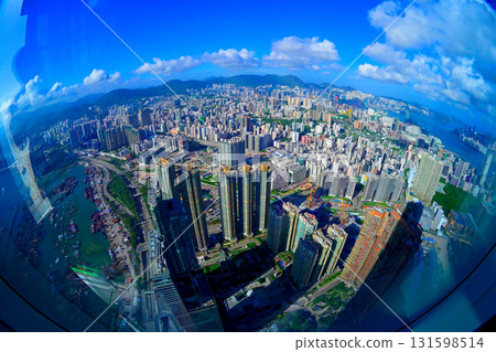 A bird's-eye view of Hong Kong Island 131598514