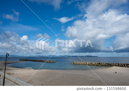 A very beautiful seascape in Yonago city, Tottori prefecture, Japan A very beautiful seascape in Yonago city, Tottori prefecture, Japan 131598608