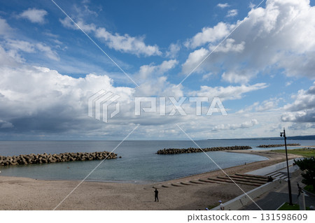 A very beautiful seascape in Yonago city, Tottori prefecture, Japan 131598609