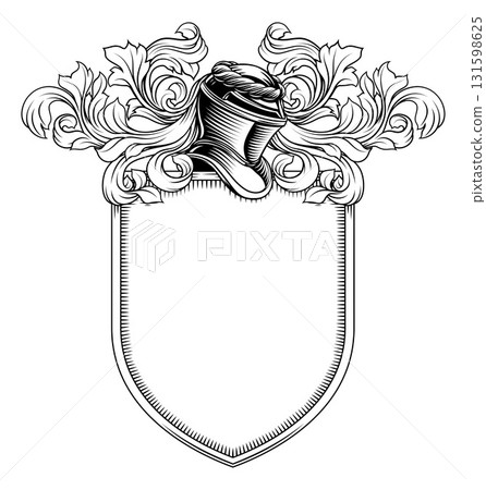 Coat of Arms Crest Knight Family Shield Heraldry Coat of Arms Crest Knight Family Shield Heraldry 131598625