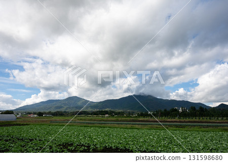Beautiful scenery of Hiruyama Plateau in Maniwa City, Okayama Prefecture, Japan Beautiful scenery of Hiruyama Plateau in Maniwa City, Okayama Prefecture, Japan 131598680