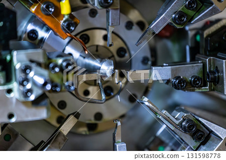 Cnc Wire Forming Machine, modern CNC spring machines for production of different types of wire bends. Cnc Wire Forming Machine, modern CNC spring machines for production of different types of wire bends. 131598778