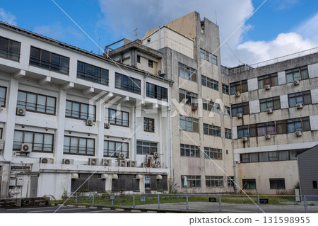 日本鳥取縣米子市皆生溫泉的一座古老而美麗的建築 日本鳥取縣米子市皆生溫泉的一座古老而美麗的建築 131598955