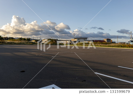 Omazaki No. 2 Parking Lot in the morning, Oma Town, Aomori Prefecture 131599679
