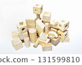 handmade wooden blocks 131599810
