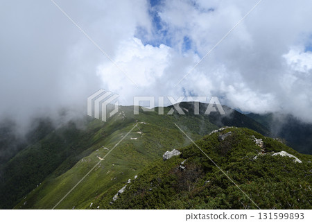 Climbing Mount Kisokoma, Central Alps, Nagano Prefecture 131599893