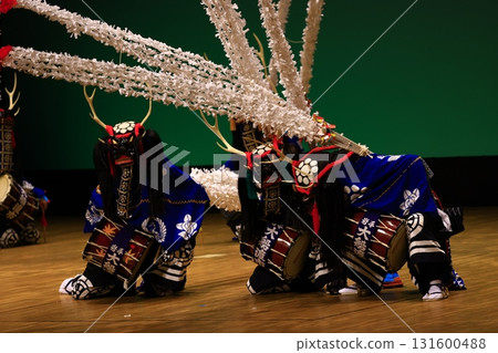 Iwate Prefecture Folk Performing Arts Performance Deer Dance Iwate Prefecture Folk Performing Arts Performance Deer Dance 131600488