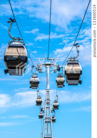 Yokohama cityscape in Japan, including the Yokohama Air Cabin in front of Sakuragicho Station (October 5th) 131600514